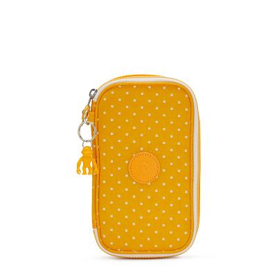 Kipling 50 Pens Pencil Cases Yellow | CAKi1751