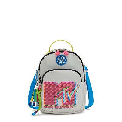 Kipling Alber Fashion Backpacks Grey Pink | CAKi1326