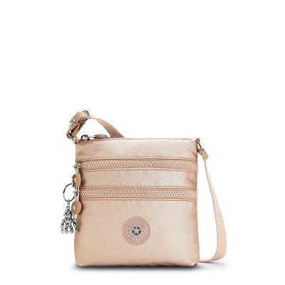 Kipling Alvar Extra Small Metallic Handbags Gold Metal | CAKi2181