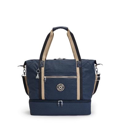 Kipling Art M Weekender Duffle Bags Blue | CAKi1851