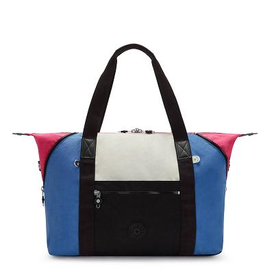 Kipling Art Medium Duffle Bags Blue Pink | CAKi2128