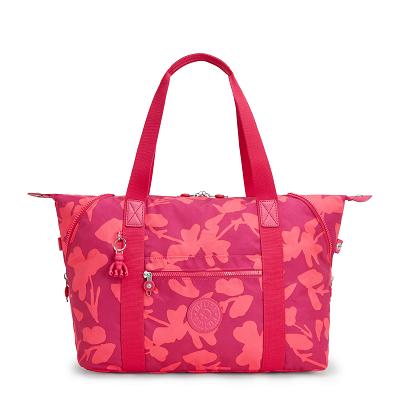Kipling Art Medium Duffle Bags Coral Flower | CAKi1993