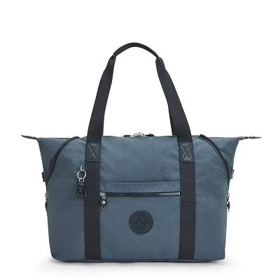 Kipling Art Medium Gym Bags Navy Grey | CAKi1115