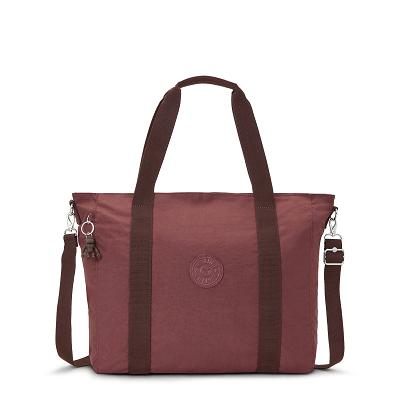 Kipling Asseni Tote Bags Dark Red | CAKi2081