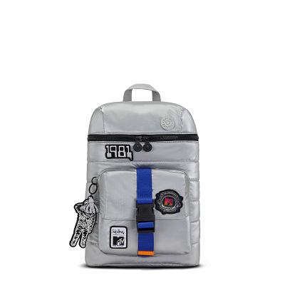 Kipling Bosko Travel Backpacks Silver | CAKi1495