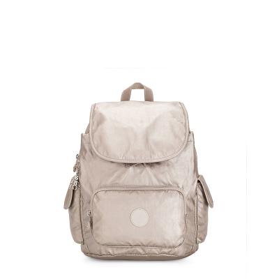 Kipling City Pack Small Metallic Backpacks Metal | CAKi2014
