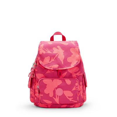 Kipling City Pack Small Travel Backpacks Coral Flower | CAKi1853