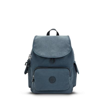 Kipling City Pack Small Travel Backpacks Navy Grey | CAKi2184