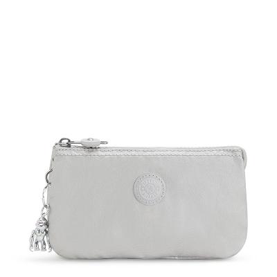 Kipling Creativity Large Pencil Cases Silver | CAKi1832