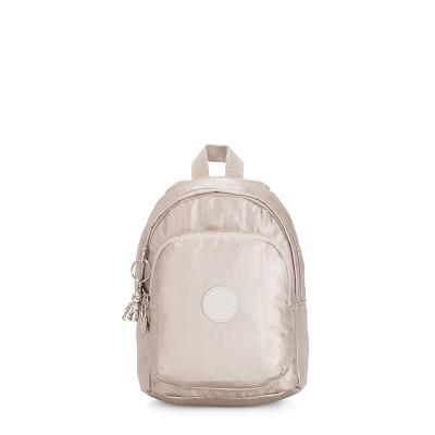Kipling Delia Compact Metallic Backpacks Metal | CAKi2068