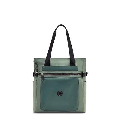 Kipling Faiza Laptop Totes Green | CAKi2038