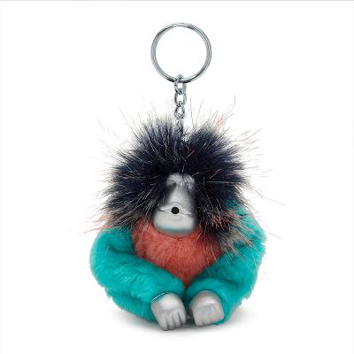 Kipling Fun Hair Sven Keychains Turquoise | CAKi1214