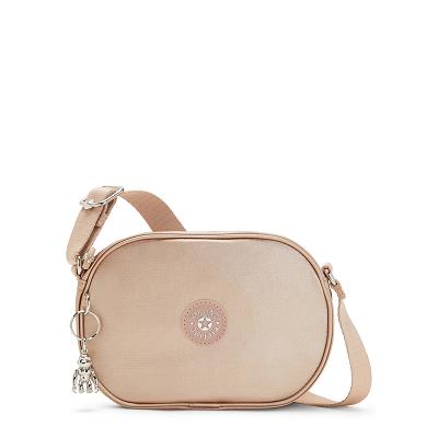 Kipling Gema Metallic Handbags Gold Metal | CAKi1172