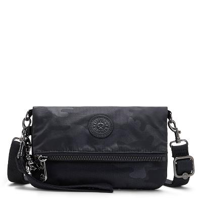 Kipling Lynne Crossbody Bags Black Camo | CAKi1526