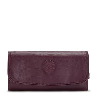 Kipling Money Land Wallets Burgundy | CAKi1163