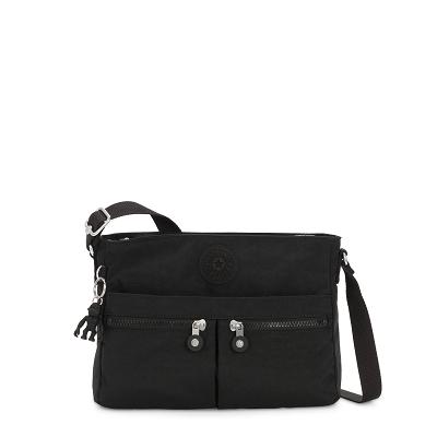 Kipling New Angie Crossbody Bags Black | CAKi1695