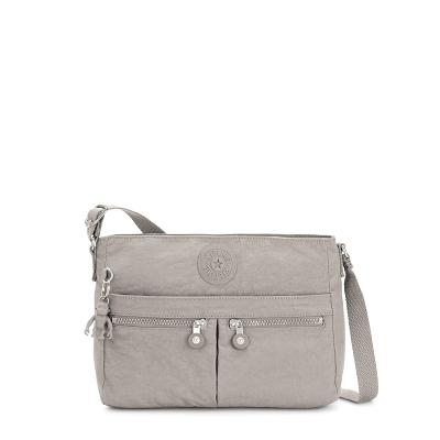 Kipling New Angie Crossbody Bags Grey | CAKi1722