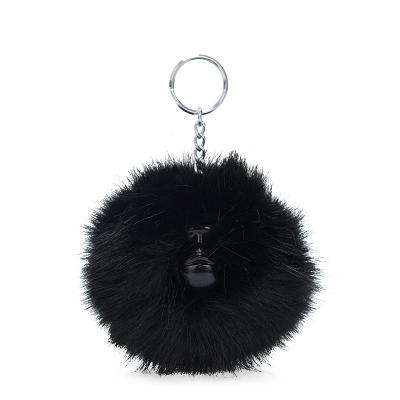 Kipling Pompom Monkey Keychains Black | CAKi1491