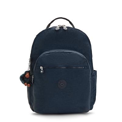 Kipling Seoul Extra Large Laptop Backpacks Blue | CAKi2005