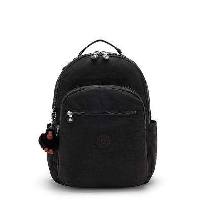 Kipling Seoul Large Laptop Backpacks Black | CAKi2151