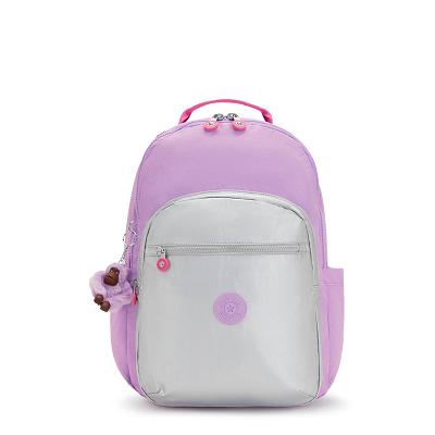 Kipling Seoul Large Laptop Backpacks Purple | CAKi1656