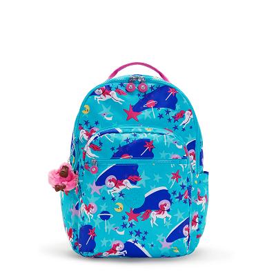 Kipling Seoul Large Laptop Backpacks Turquoise | CAKi1818