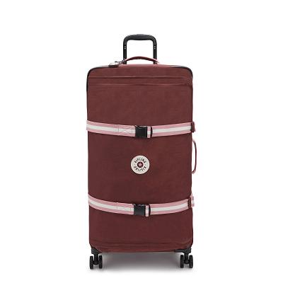 Kipling Spontaneous Large Rolling Luggage Burgundy | CAKi1255