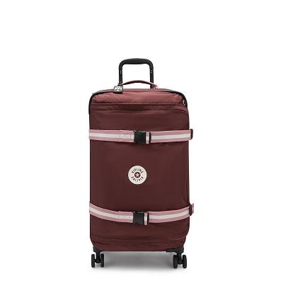 Kipling Spontaneous Medium Rolling Luggage Burgundy | CAKi1293
