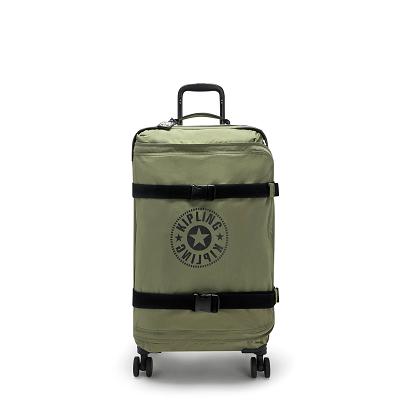 Kipling Spontaneous Medium Rolling Luggage Olive | CAKi1309