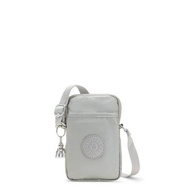 Kipling Tally Metallic Handbags Silver | CAKi1308